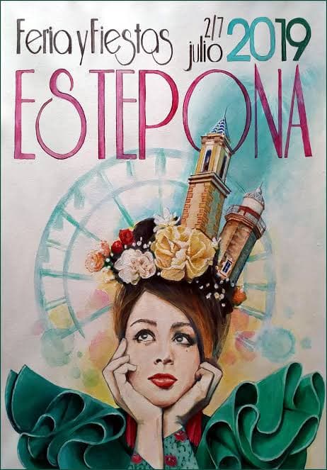 Cartel de la Feria Mayor de Estepona de 2019