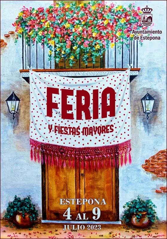Cartel de la Feria Mayor de Estepona de 2023