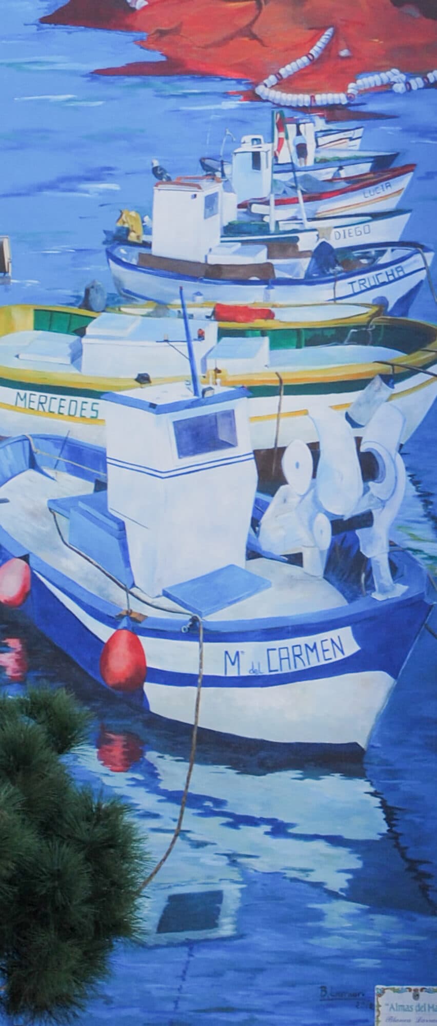 Mural artístico en el casco antiguo de Estepona