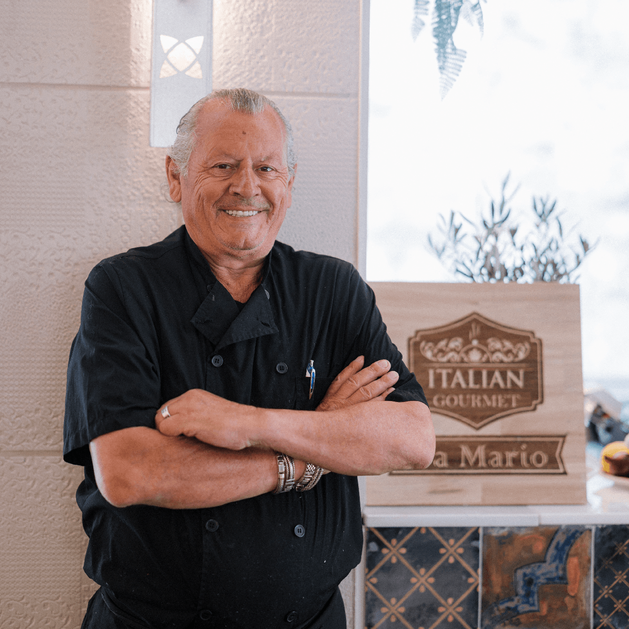 Da Mario cocina italiana en Mercado Santa Ana