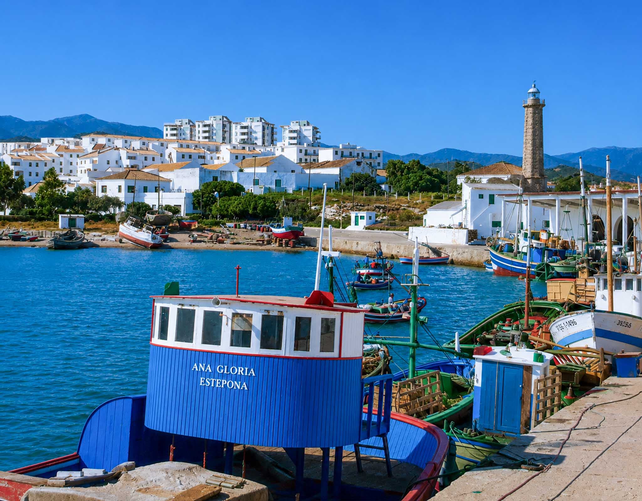 Puerto Pesquero de Estepona — imagen histórica (variante)