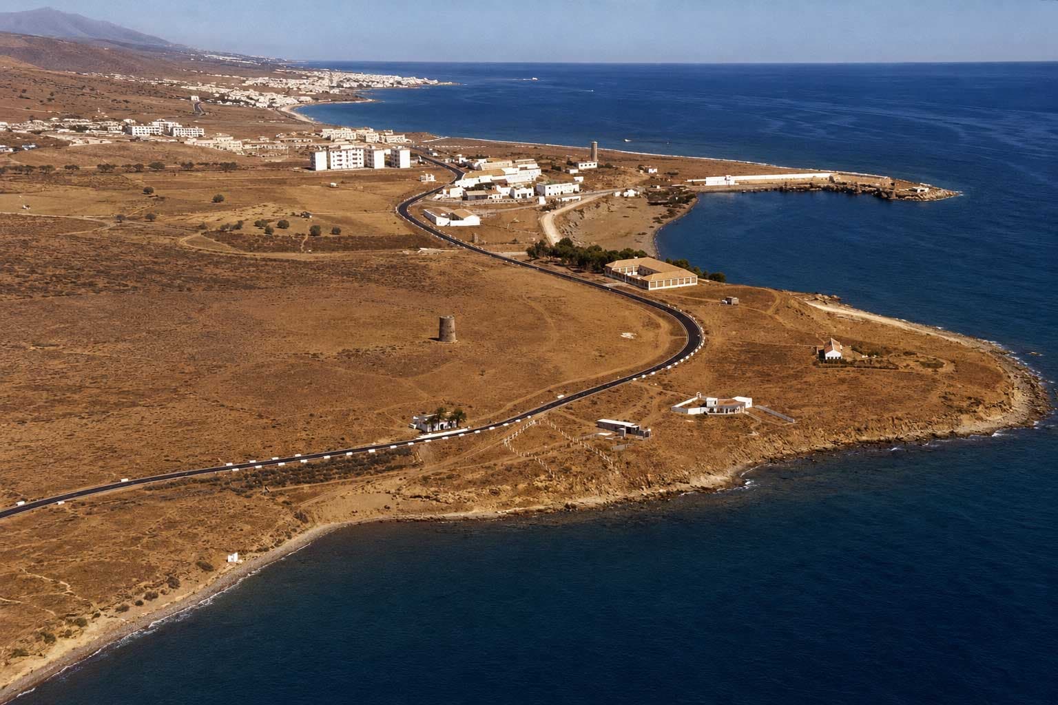 Vista aérea de Estepona — imagen histórica
