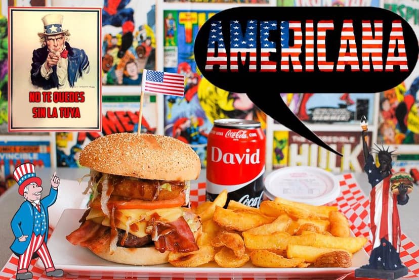 Burger Comic — Restaurante, Centro