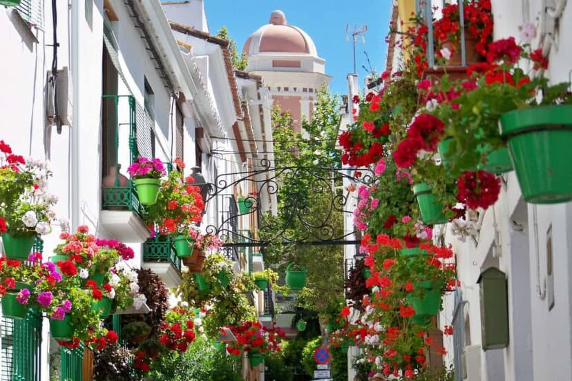 Callejuela del casco antiguo de Estepona