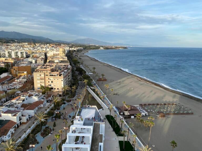 Vistas desde el Mirador del Carmen, Estepona