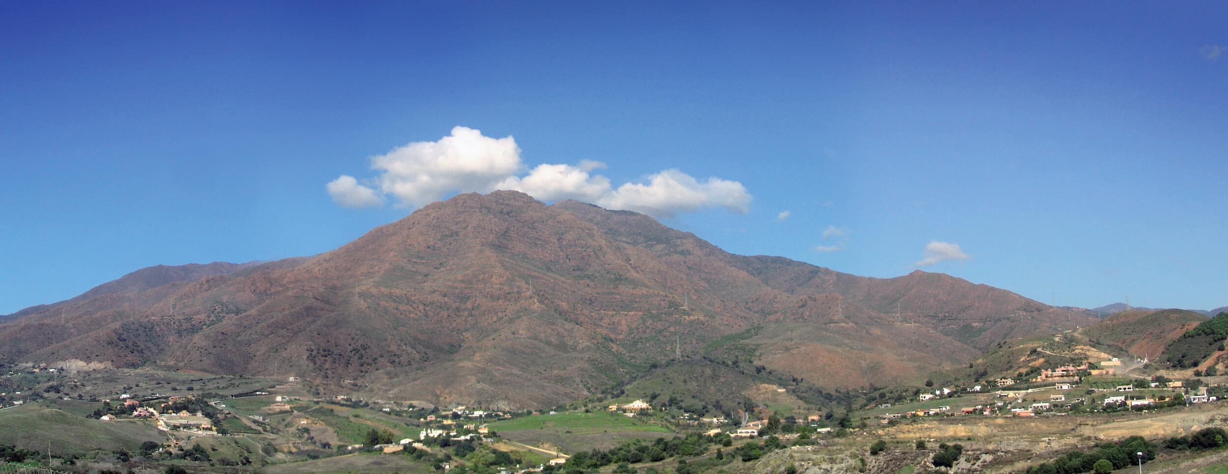 Sierra Bermeja desde Estepona — bosque y paisaje mediterráneo