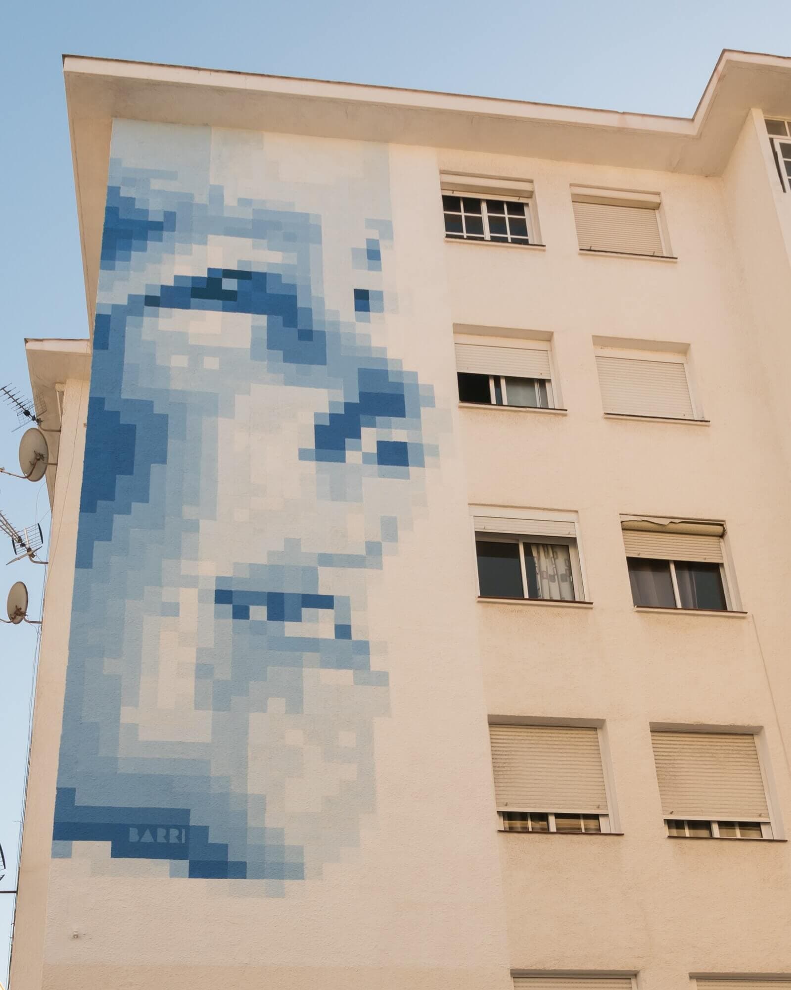 Mural "Ilusión" de José Antonio Barrientos en Estepona